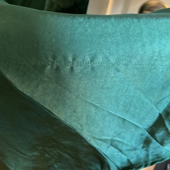 Lulus- Love in Your Life Emerald Green Satin Halter Maxi Dress - Picture 6 of 9